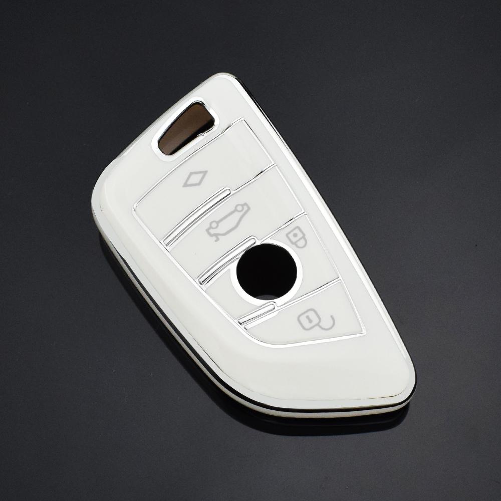 For BMW 1 3 5 7 Series X1 X3 X5 X6 F20 F30 F10 F15 F16 F25 F34 F11 F31 M3 M4 Tpu Car Remote Key Case Cover Shell Fob Accessories