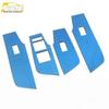 CX70 Glass Lift Frame & Stainless Steel Window Armrest Switch Button Decor Stickers.