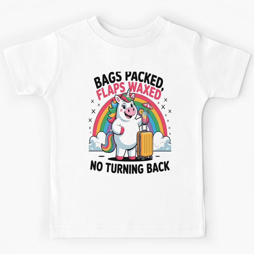 Bags Packed Flaps Waxed Adult Humor Kids T-Shirt 140