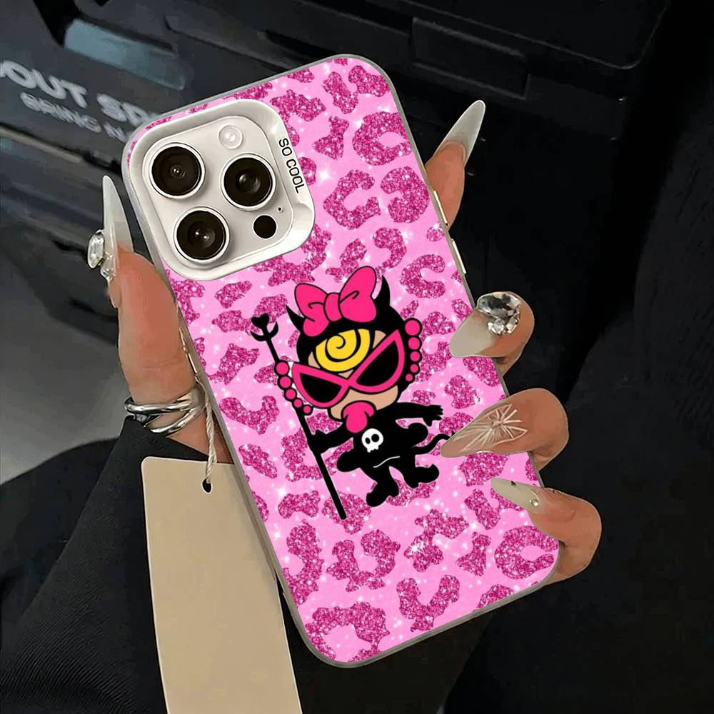 

Молодежный и модный чехол H-Hysteric M-Mini для iPhone 11 12 13 14 15 16 Pro Max Plus белый Серебристый Чехол для телефона iPhone14