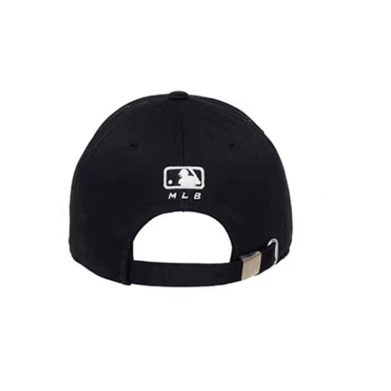 MLB Cotton Baseball Caps Unisex Black Fashion 3acpv043n 50bks