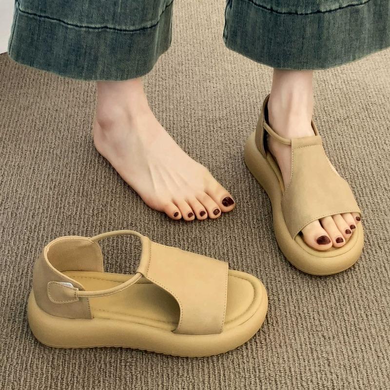 New Style Women's Sandals Versatile Soft-soled Beach Shoes