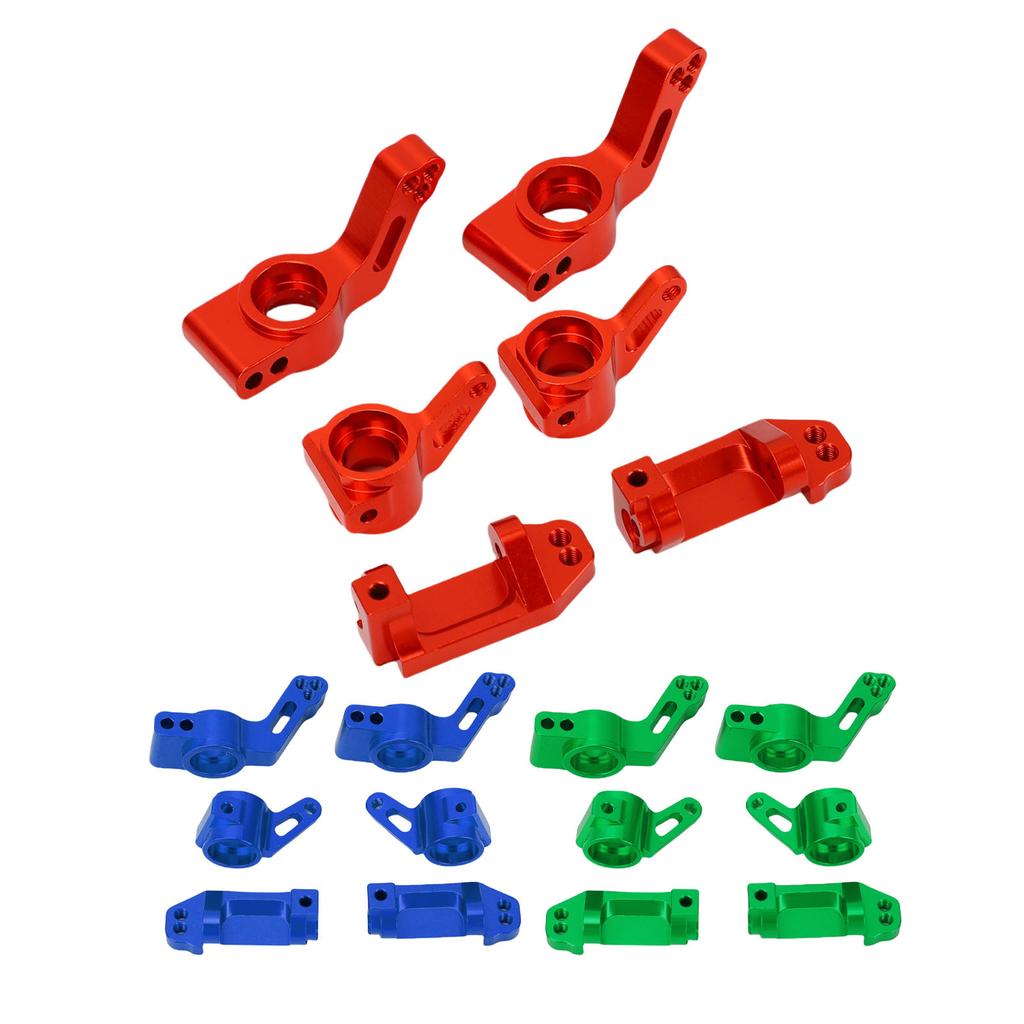 RC Car Front Steering Cup Front C Seat Rear Axle Seat Kit Fit for Traxxas Slash 2WD Aluminum Alloy R