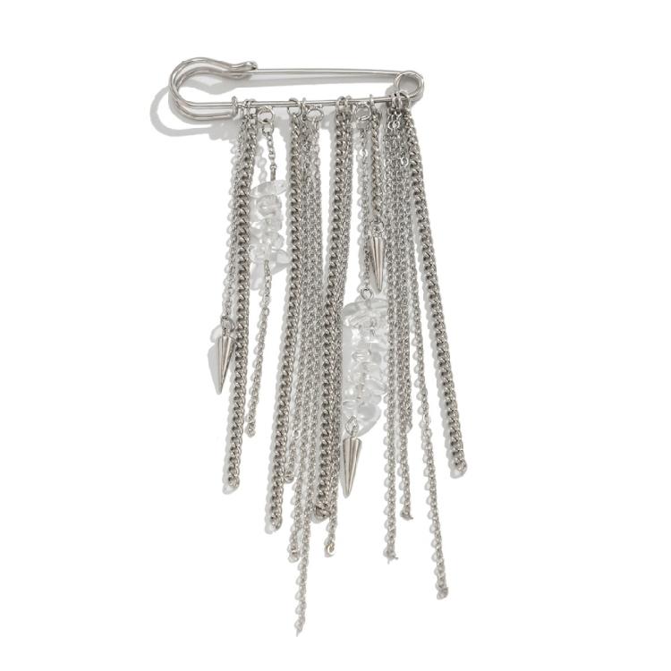 

Bohemian Style Foot Jewelry with Rivet Embellishments Crystal Stone Paperclip Pant Ankle Chain Accessories 1