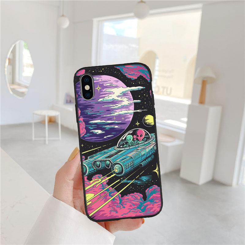 MY25 Space Astronaut Alien UFO Soft Shell Phone Case for Redmi Note 10 11 12 Pro Max 10S 10C 10T 11A 11S 12S 12C