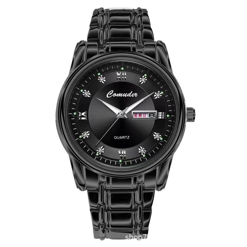 Watch Men's Double Calendar Quartz Watch Business
