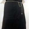 Simple Metal Glossy Sequined Waist Chain Women's Retro Single-layer Chain Waist Body Chain