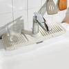 Silicone Faucet Splash Pad Splash Guard Behind Faucet Foldable Drainage Mat