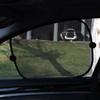 Black Car Sunshade, Side UV Protection Sunshade, Suction Cup Type,