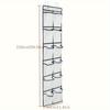 high quality12-Pocket Over-the-Door Shoe Organizer, Large Mesh Pockets, Foldable Design for Closet, Bedroom, Bathroom & Pantry - Ideal for Men'S &