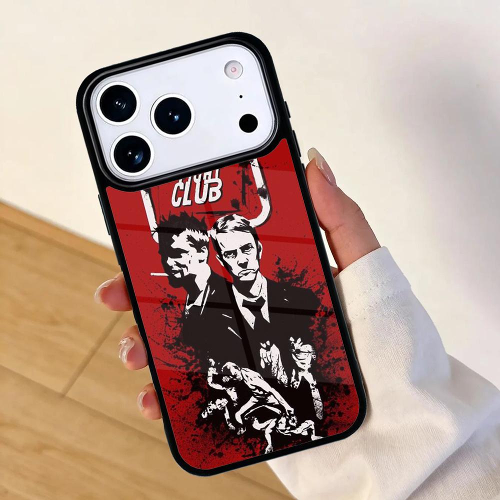 Fight Club SOFT Mobile Phone Case for IPhone 17 AIR 16pro Max 15 14 13 12 11 Bumper Cover