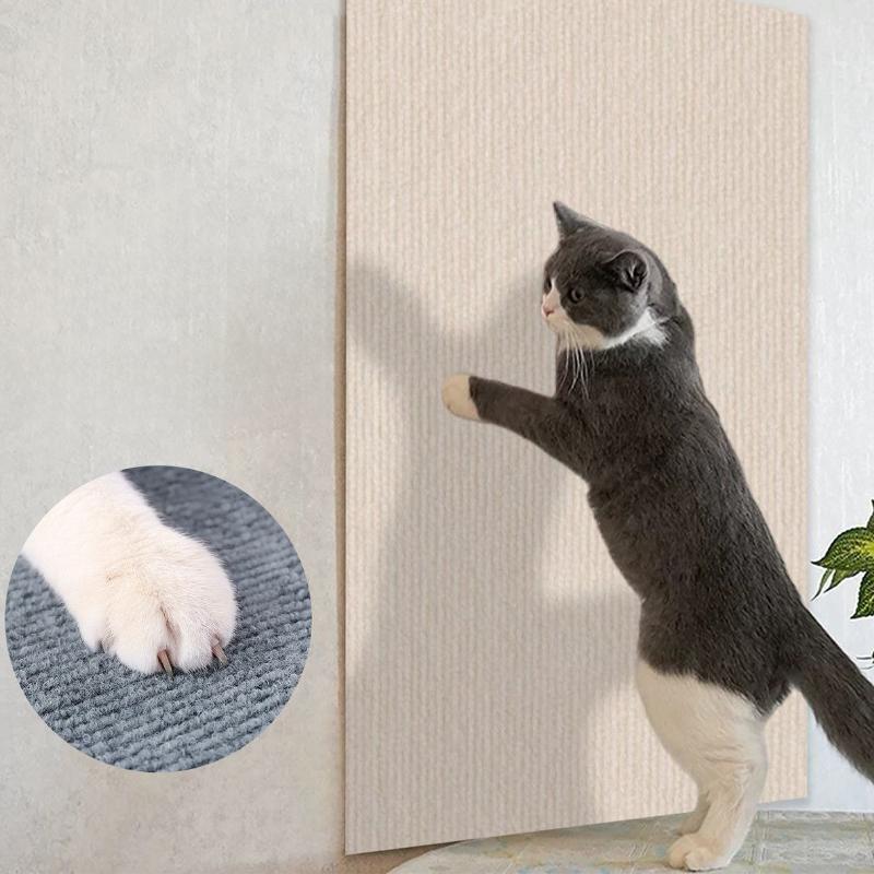 

Interactive Climbing Self-adhesive Cat Scratching Mat,Perfect for Protection of Your Furniture,Suitable for Walls,Couches,Doors. 200x40cm