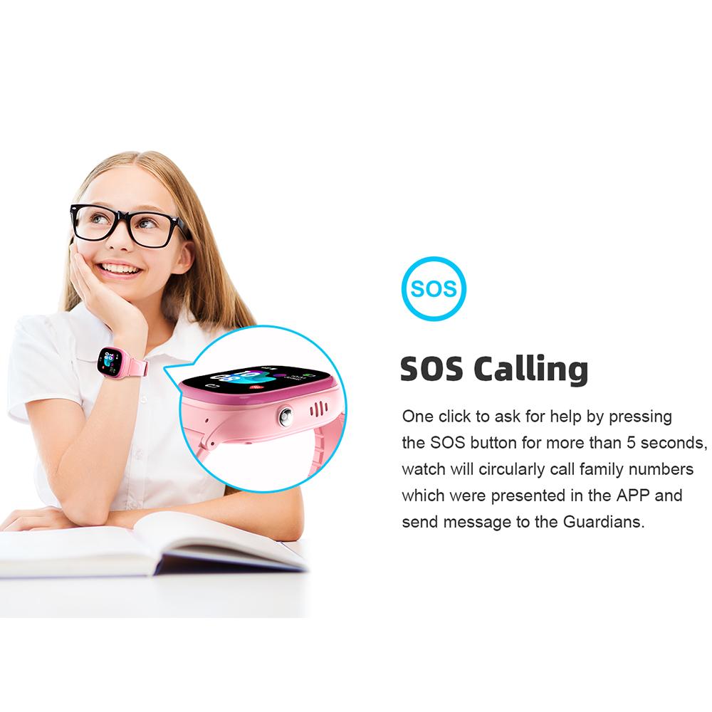 Big Sale Children's Smart Watch SOS Phone Watch For Kids With Sim Card Po Waterproof IP67 Kids Gift Smartwatch IOS Android