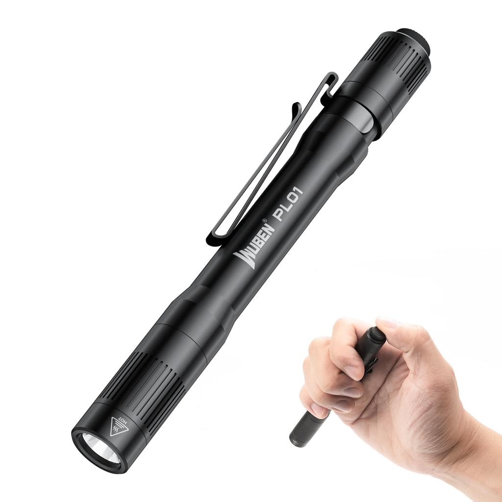 WUBEN PL01 Rechargeable 650 High Compact LED Compatible with AAA 4 Dimming Aluminum Alloy IP68 Impact Ideal for Emergency Power and Inspection