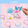 Kit Infantil de Enfiamento de Contas Com Materiais Plásticos Para Brincadeira Criativa e Desenvolvimento Cerebral