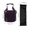 Bolsa de transporte acolchada gruesa para cuenco tibetano de yoga, bolsa de viaje con correa de transporte