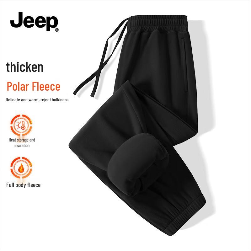JEEP Men s Fleece-Lined Winter Warm Joggers 3XL