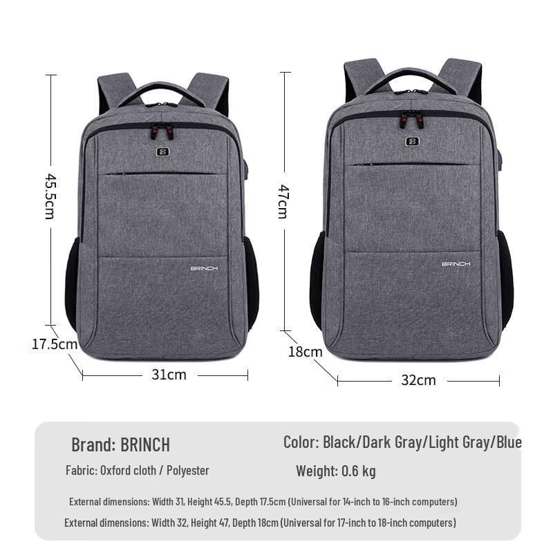 BRINCH Laptop Backpack