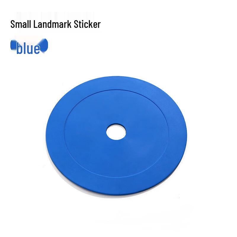 Landar Flat Sports Training Marker Cones (20-Pack) Small