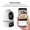 Dual-Camera AI Indoor Gimbal Camera with Remote Panoramic Monitoring