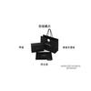 CHANEL Lambskin Coin Purse Women's Gray Black AP0216-Y04059-U2363