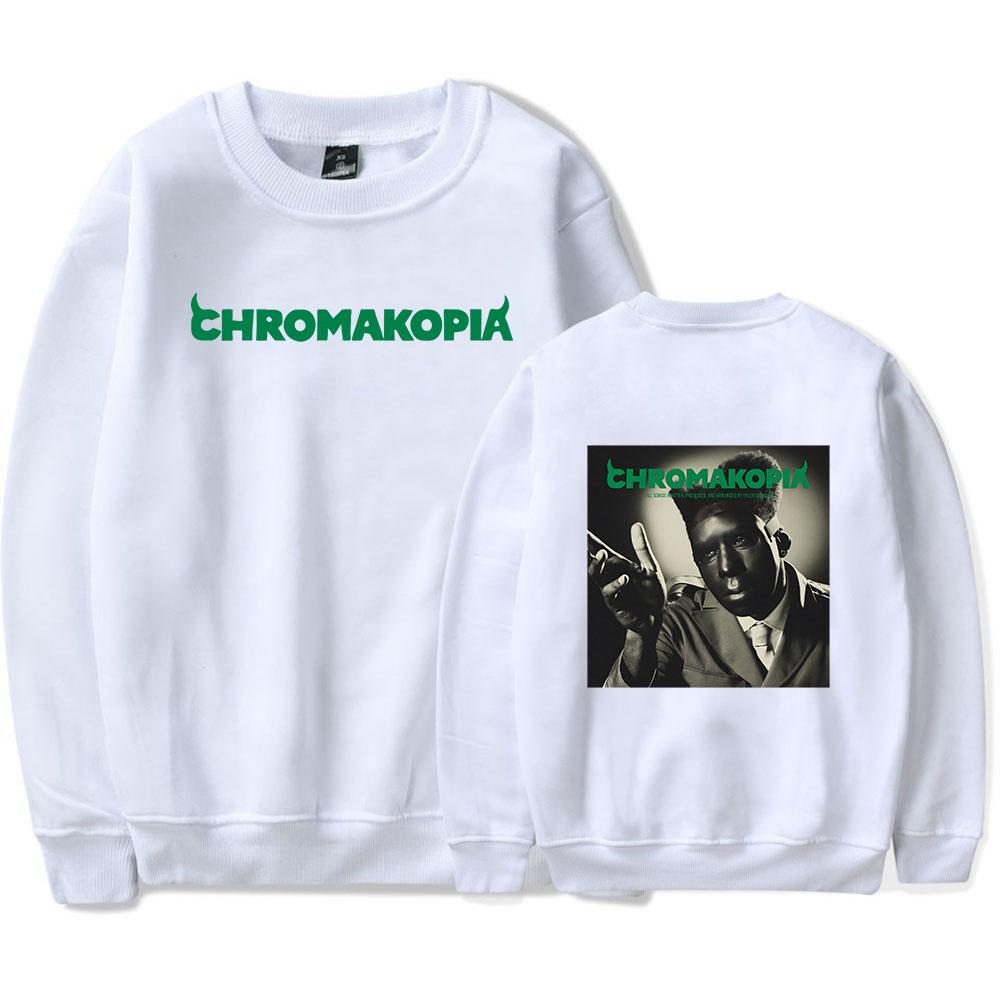 Chromakopia Oversized Hoodie Women Men O-neck Long Sleeve Crewneck Sweatshirt Casual Tracksuit Clothes
