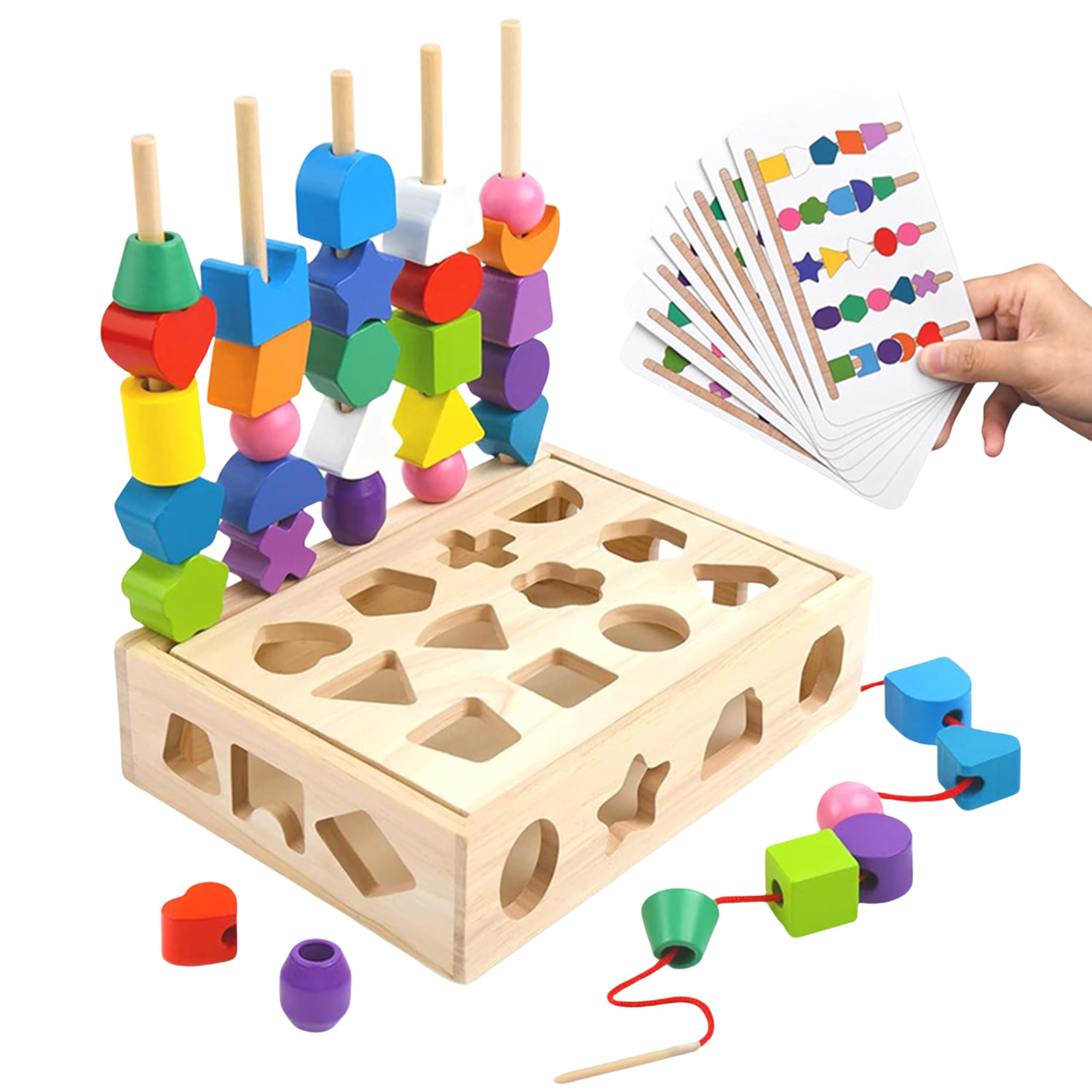 

Шинсе Монтессори Образовательные Формы Нанизывание Нанизывание 4 Года Кончик Пальца Цвет Ранние Деревянные Подарочные Игрушки, Подходящие, Сопоставление, Игра, Игрушка, Головоломка,