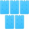 5Pcs Slim Ice Packs for Lunch Boxes - Leak-Proof Reusable Freezer Packs Portable Cooling Ice Blocks for Coolers Outdoor Travel Camping Adults Kids