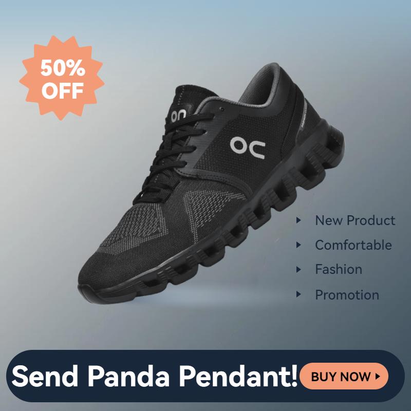 

New Upgrade fabric High-quality Mens trainers Ultralight Casual Gym Workout Mens shoes Sneakers Teenager Marathon Running Shoes 40 чорний