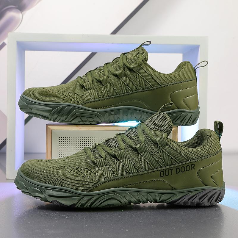 Fashion Wide Soled Shoes, Barefoot Casual Shoes, Indoor Yoga Fitness New Hiking Shoes, Plus Size, Men's Outdoor Sports Shoes