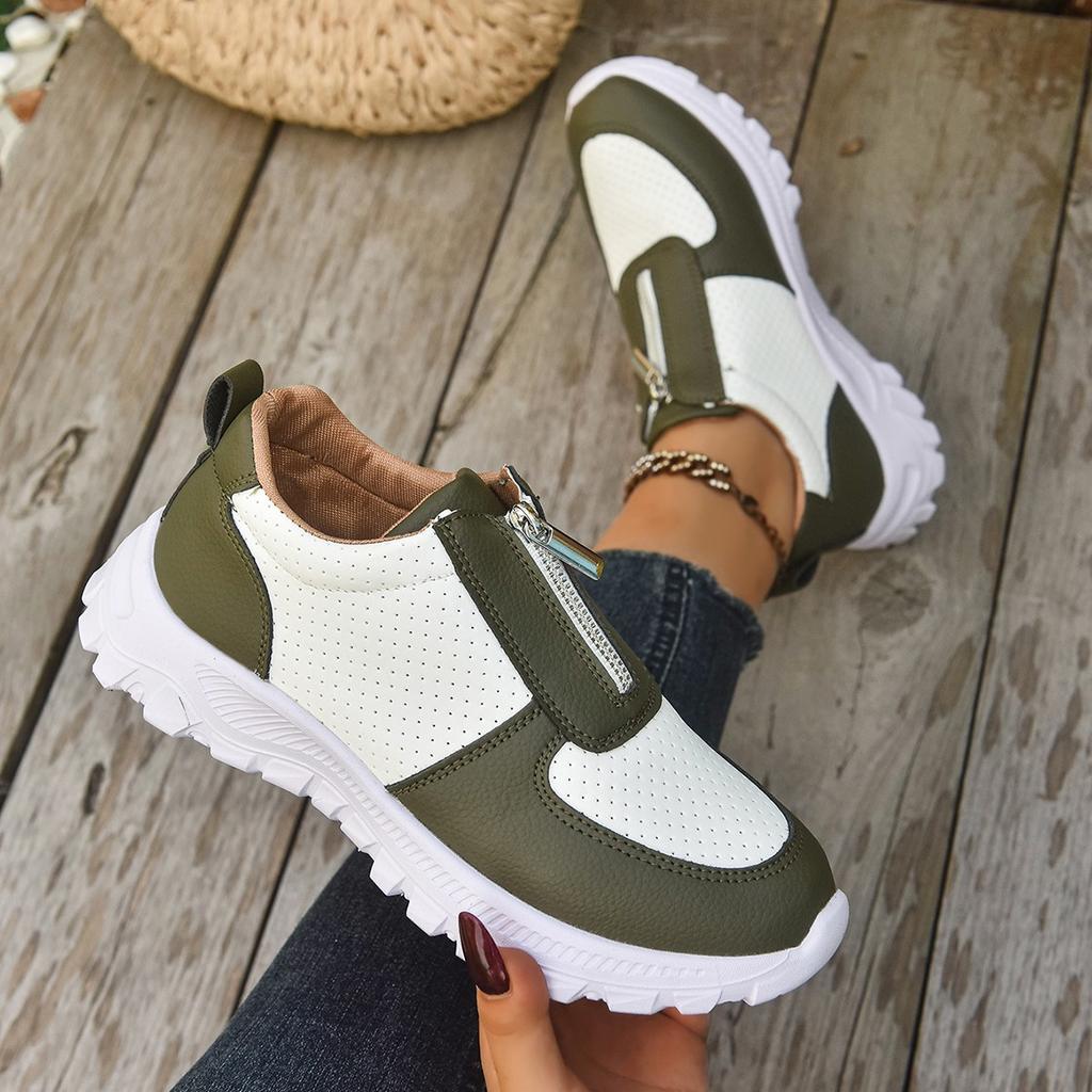 Plus Size Shoes for Women Autumn Fashion Round Toe Flats 36-44 Comfortable Non-slip Sneakers Casual Zapatos De Mujer Women Shoes