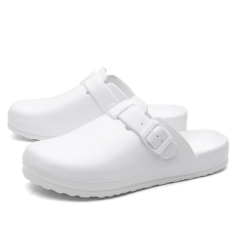 Women's Lightweight Baotou Slippers: Comfortable Summer Indoor Shoes for Nurses, Doctors, and Home Use