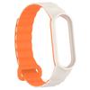Silicone Magnetic Strap For Xiaomi Mi Band 7 6 5 4 3 Sports Bicolor Loop Bracelet Band For Mi Band 6 5 Blet For Mi Band 5 Correa