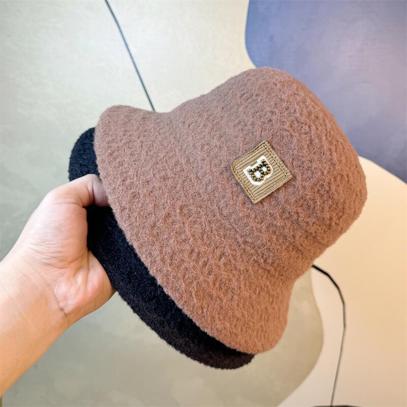 Versatile Fisherman Hat for Autumn and Winter Feminine and Fashionable Bucket Hat Foldable Warm and Windproof In Winter