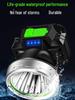 High Brightness Rechargeable Waterproof Headlamp for Night Fishing and Mining with Long Battery Life