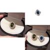 Geometric Oval Zircon Open Ring For Women Elegant Fashion Jewelry