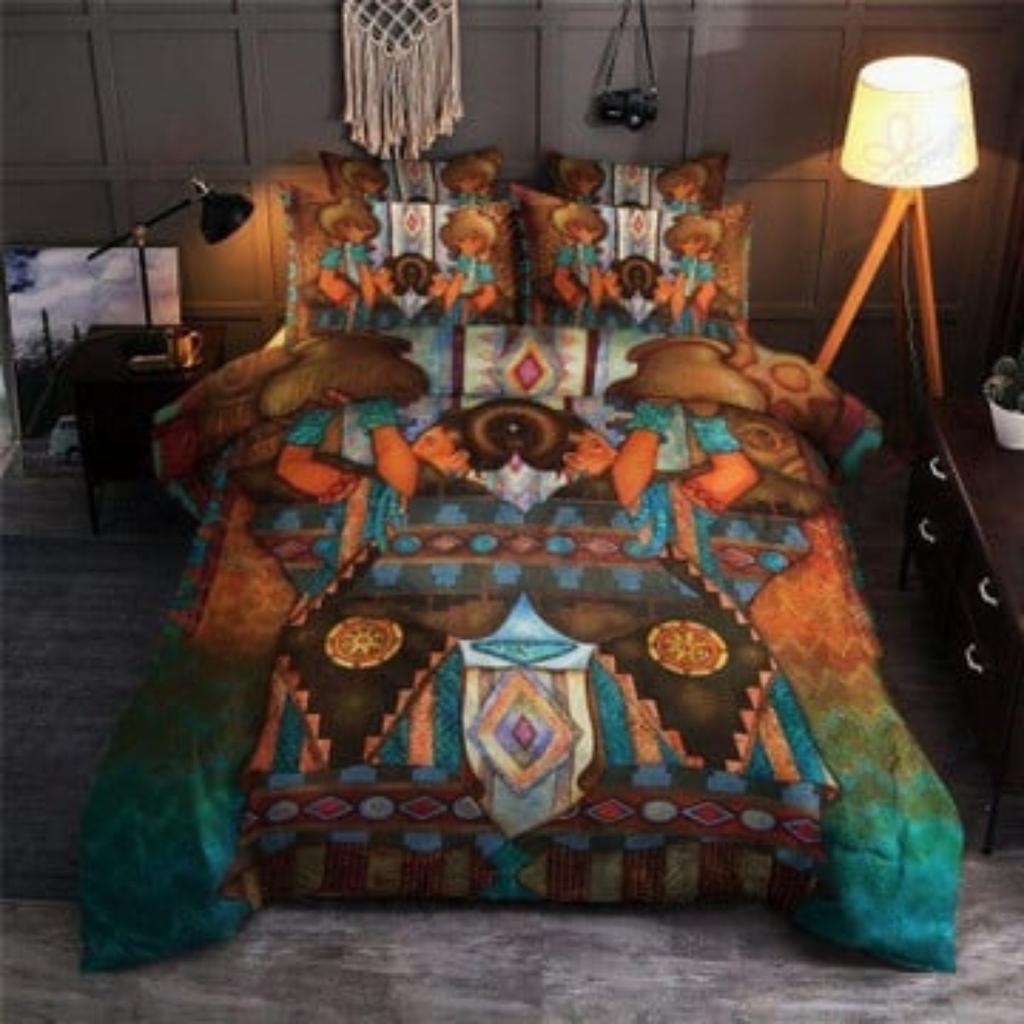 Quilt Bettbezug Set Tmarc Tee Liebe Geschenk Paar Hirsch Jagd Bettwäsche Set Abdeckung
