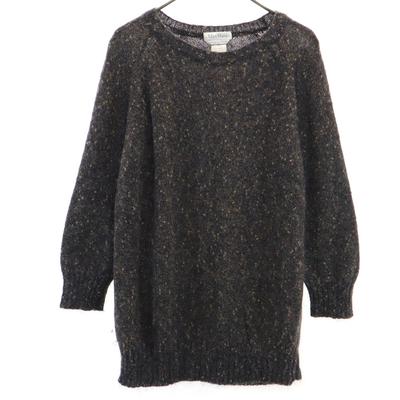 Made In Italy Wool Blend Overall Handle Long Sleeve Sweater Knit Women Used