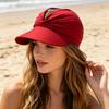 Women Outdoor Sports Sun Hat Open Top Cap Beach Sun Protection Hat Adjustable Breathable Lightweight Design for Summer Activities