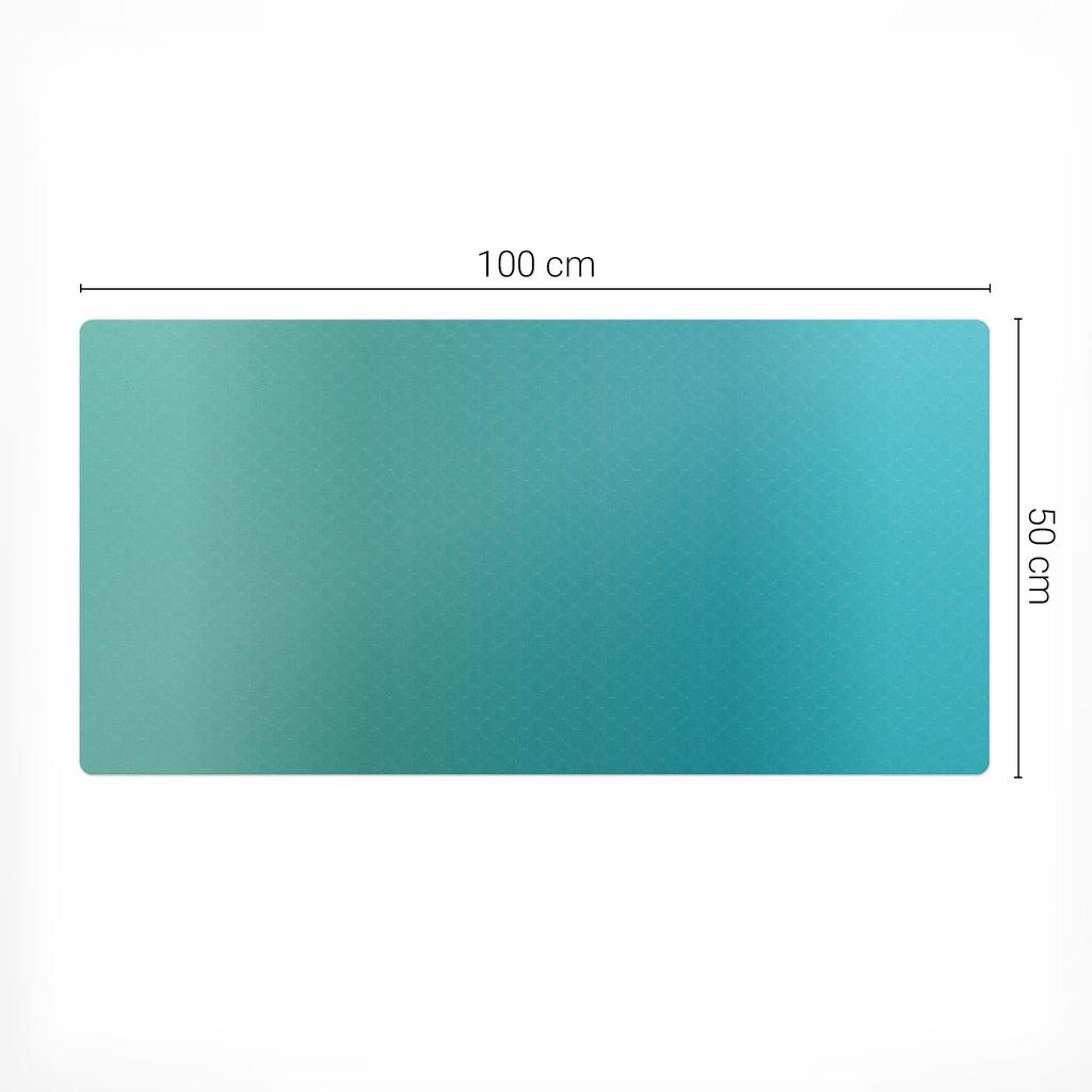 Gaming Protective Mat for Keyboard and Mouse Gradient Arcs 100x50 cm