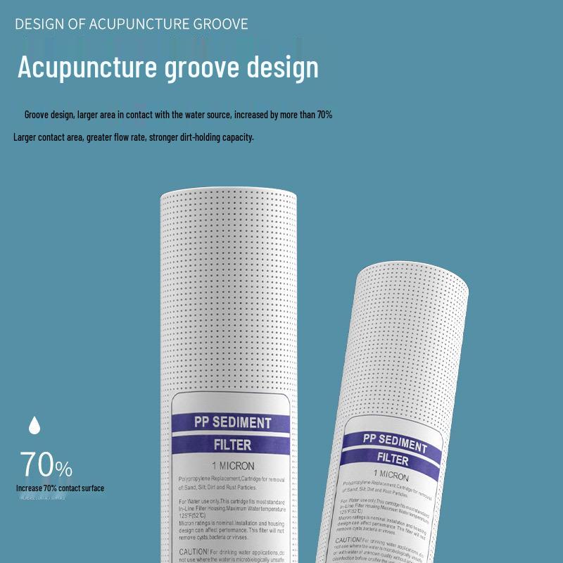 Commercial Water Purifier: 20-Inch PP Cotton Filter Element, 1 Micron & 5 Micron PPF Pre-Filter