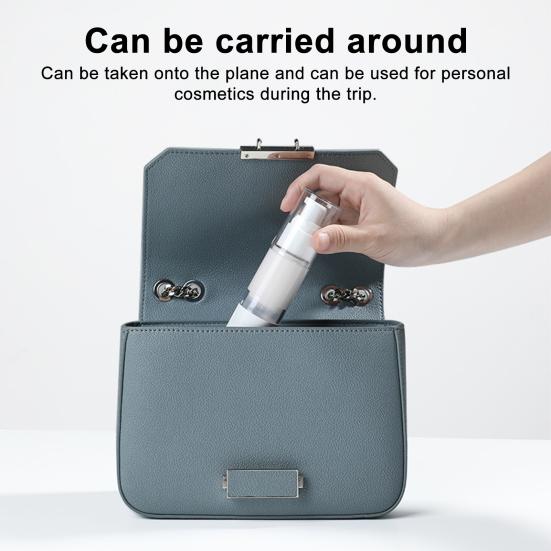 15/30/50/100ML Travel Refillable Bottle Leak-proof Fine Mist Spray Bottle Lotion Pump Bottle Clear Portable Cosmetic Empty Bottle Storage Container