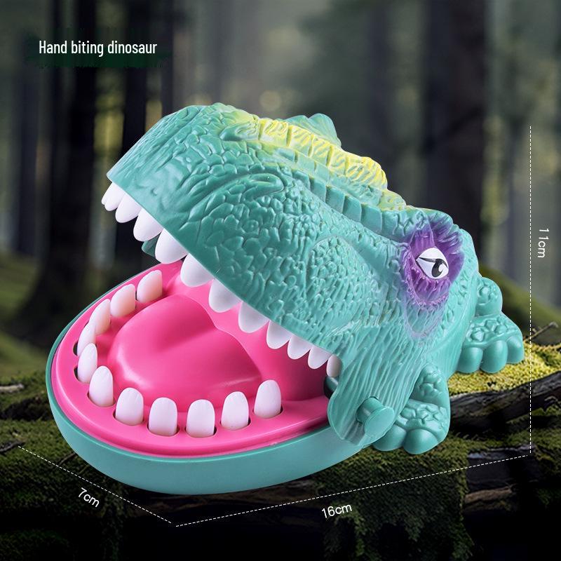 Interactive Dinosaur Prank Toy - Biting Hand Game for Parent and Child