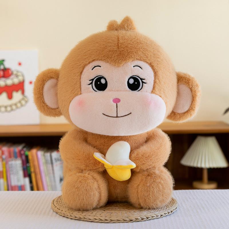 Adorable Monkey Plush Toy Cute Stuffed Animal For Kids And Girlfriend Gifts 33cm