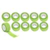 10pcs Cohesive Tattoo Grip Cover Wrap Portable Tattoo Handle Elastic Bandage Tape AccessoriesGreen