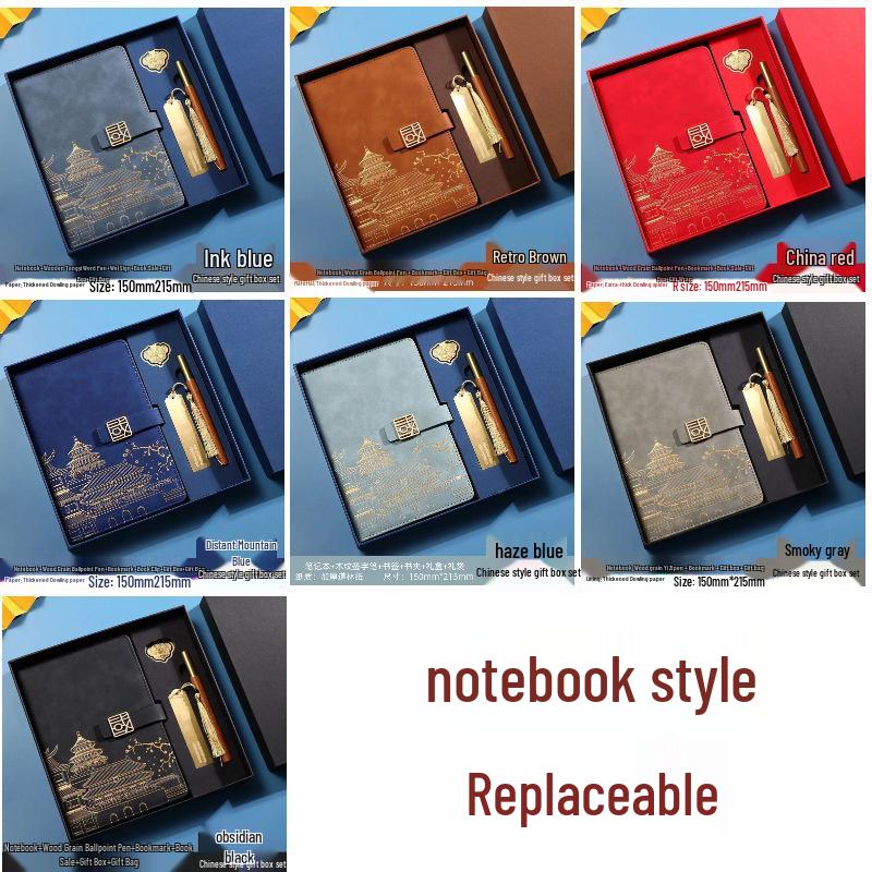 Customizable Notebooks and Notepads: A5 and B5 Stationery Sets with Printable Logo and Inner Page Options