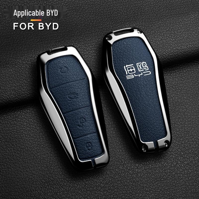2022 BYD Seal Metal Key Cover: Protective Shell and Decorative Buckle for Men’s Car Modification.
