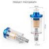 Mini 1/4 "  "  Water Oil Separator Inline Air Hose Filter Moisture Trap Compressor Sprayer Pneumatic