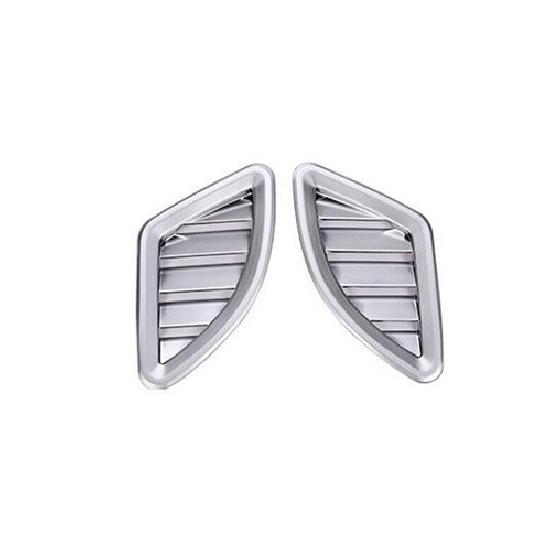 Cover Trim For BMW 5 Series G30 Dashboard Side Outlet Vent Matte Silver 2018-22
