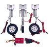 All-Metal Turbofan Remote Control Airplane Landing Gear Set with Braked Wheels
